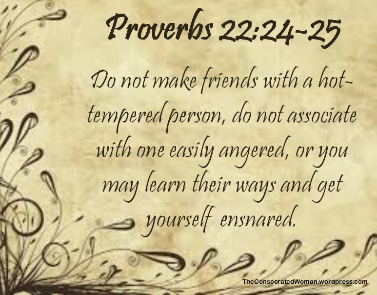 Proverbs 22 24-25